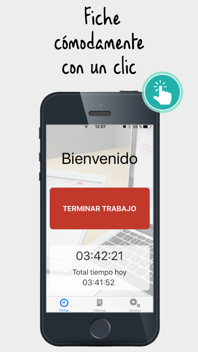 Reloj Laboral, control horario Screenshot