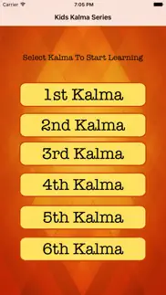 6 kalma of islam iphone screenshot 1