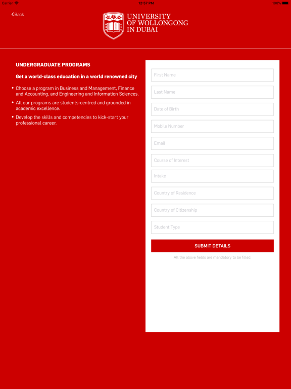 Screenshot #6 pour UOW, Dubai