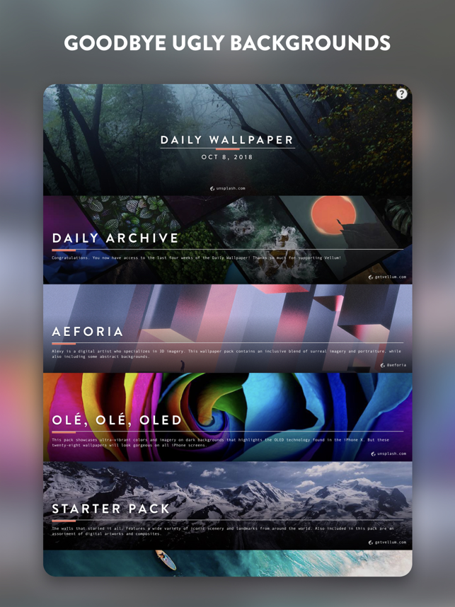 ‎Vellum Wallpapers Screenshot