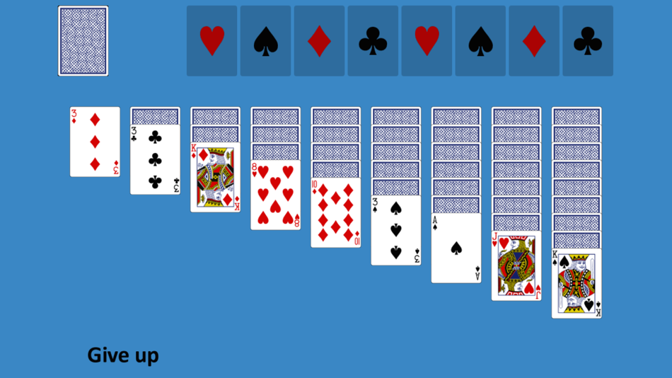 #1. Solitaire Klondike Two Decks (iOS) By: Kevin White