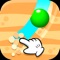 Just dig with your fingers — and guide the ball to the cup