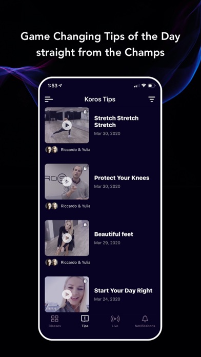 Koros - dance classes at home Screenshot