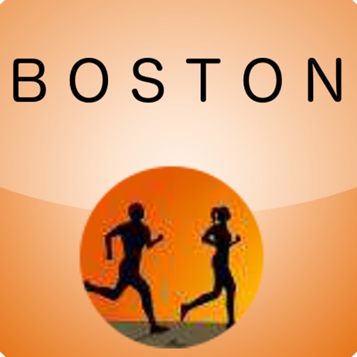 Marathon Map for Boston