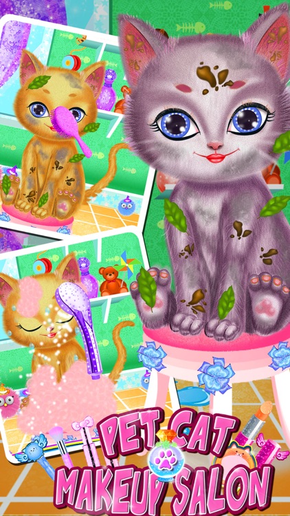 Pet Cat Makeup Salon-Girl Game