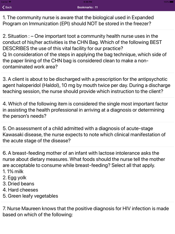 Nursing Quiz 10000+ Questions iPad screenshot 8 - Education app
