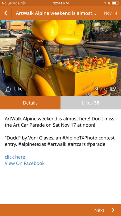 Visit Alpine Texas! Screenshot
