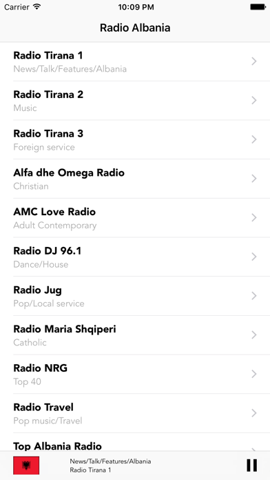 Screenshot #2 pour Albanian Radio Shqip