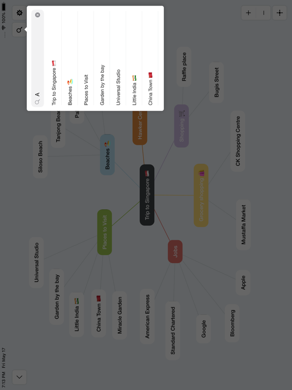 Mindify- Mind Mapping iPad screenshot 5 - Productivity app
