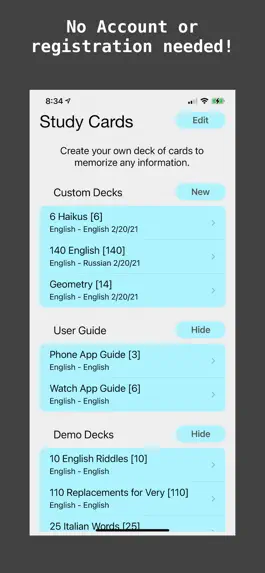 Game screenshot Study Cards Talking Flashcards apk