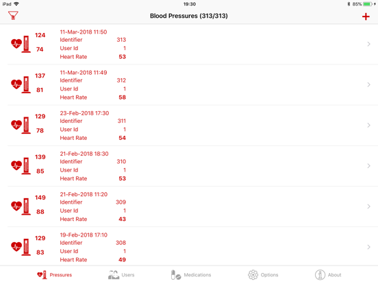 Screenshot #4 pour MyBloodPressure