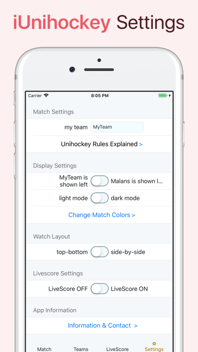 iUnihockey Screenshot