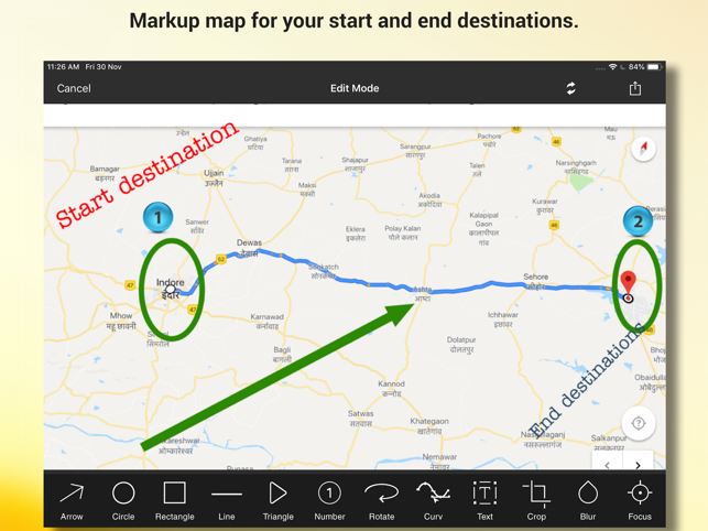 Snímek obrazovky Snap Markup - Annotation Tool