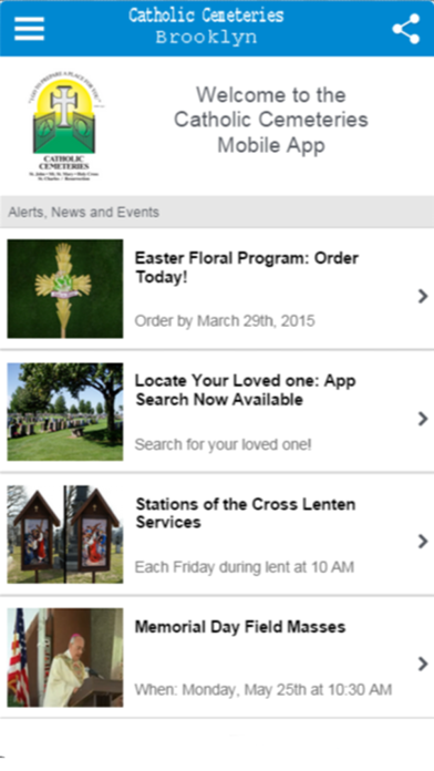 How to cancel & delete Catholic Cemeteries Brooklyn from iphone & ipad 1