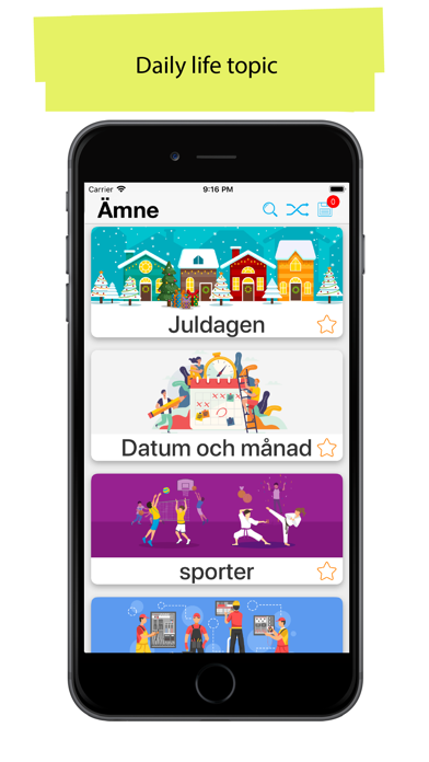 Swedish 90000 Words & Pictures Screenshot
