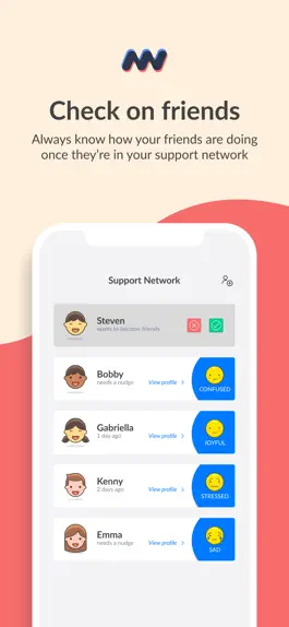 Game screenshot Moodwave - Support Network apk