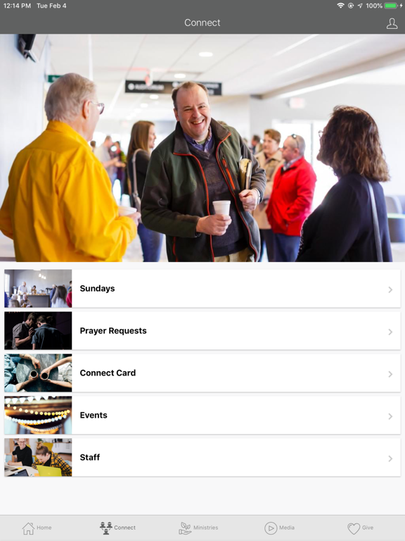 Northview Christian Church iPad screenshot 1 - Lifestyle app