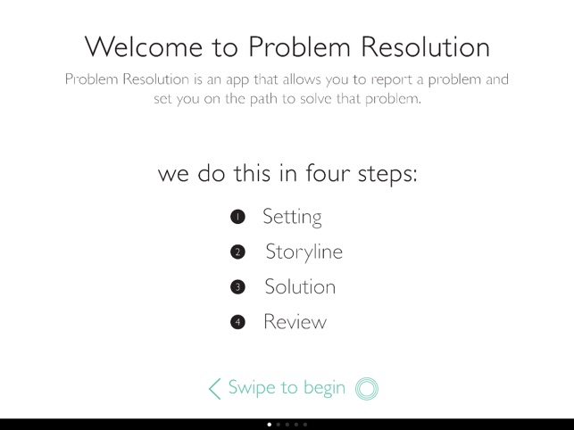 Problem Resolution