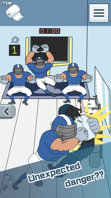 No toilet paper!! Screenshot