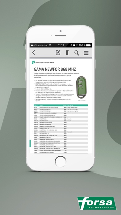 FORSA catálogos digitales Screenshot