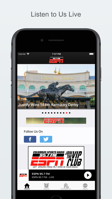 ESPN 95.7 FM Screenshot