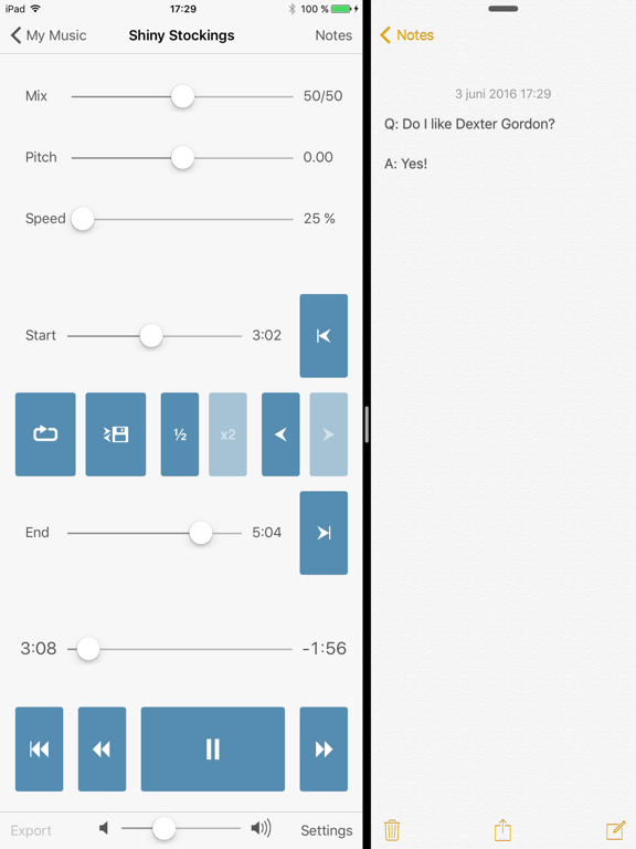Screenshot #6 pour Amazing Slow Downer Lite