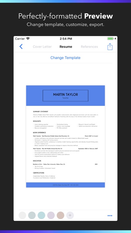 Resume Builder by Nobody