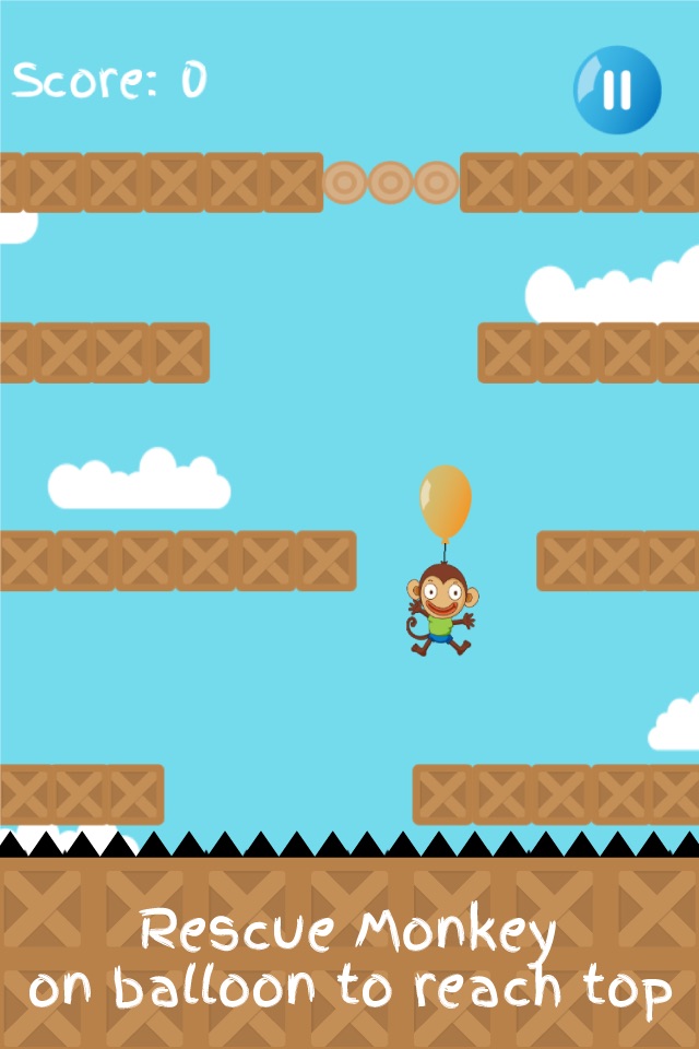 Monkey Balloon Pop Rescue screenshot 2