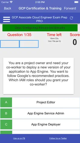 Game screenshot GCP Assoc. Cloud Engineer PRO apk