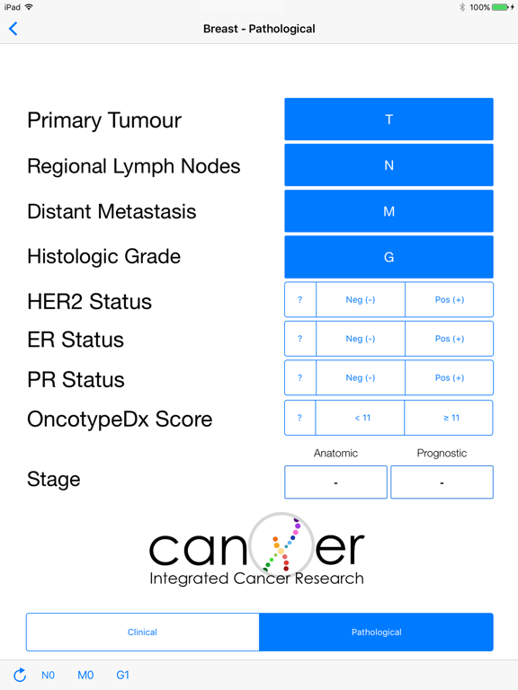 Screenshot #4 for TNM Cancer Staging Calculator