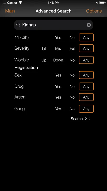 California Crime Finder-Phone screenshot 6 of 9