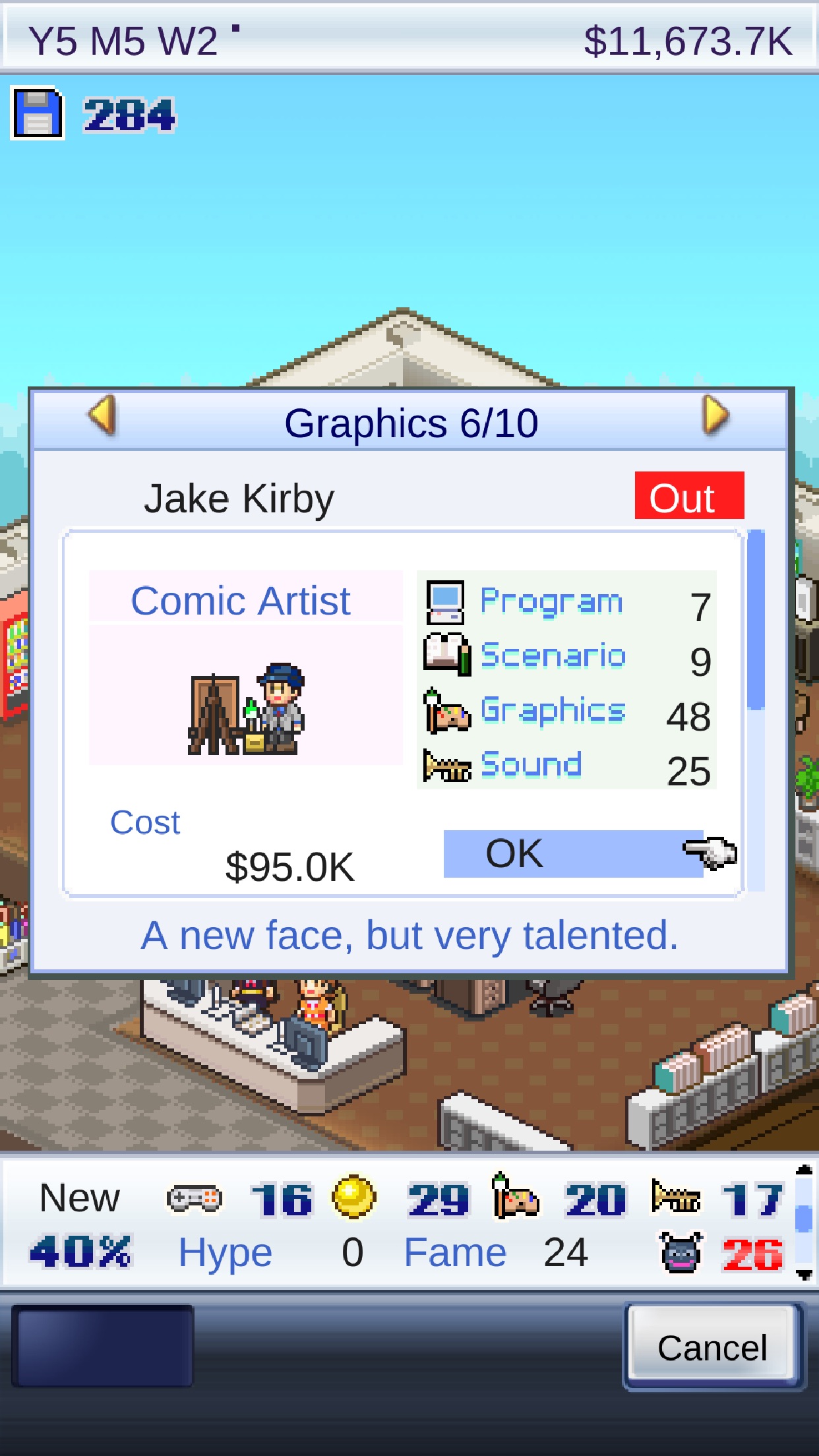 Screenshot 2 of Game Dev Story