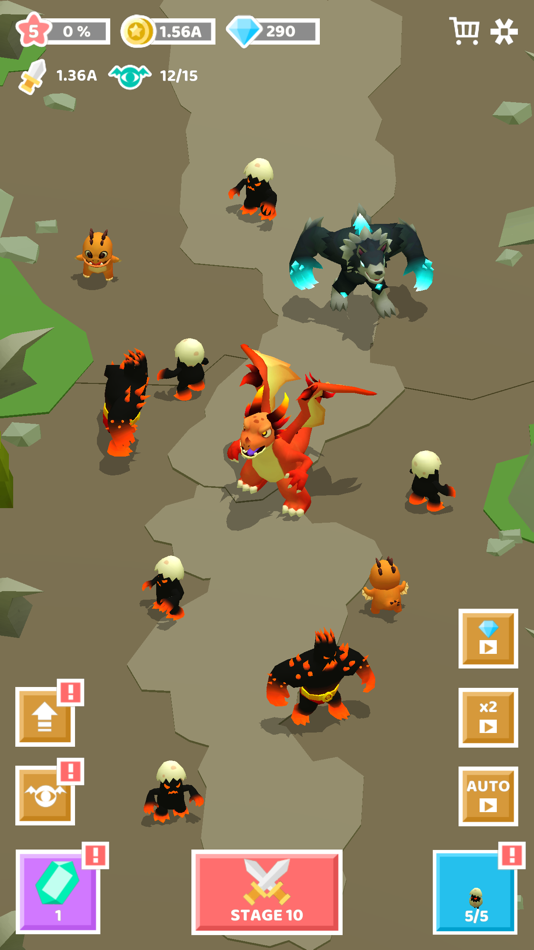 #2. Merge Monster Evolution (iOS) Podle: Super Awesome Inc.
