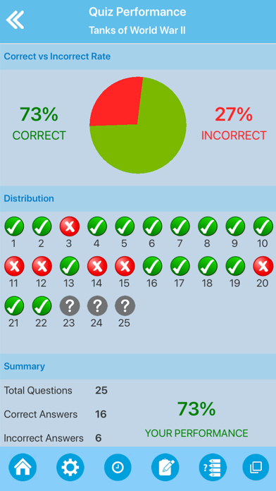 World War II History Quiz Screenshot