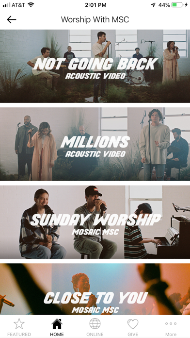 MOSAIC LA CHURCH Screenshot
