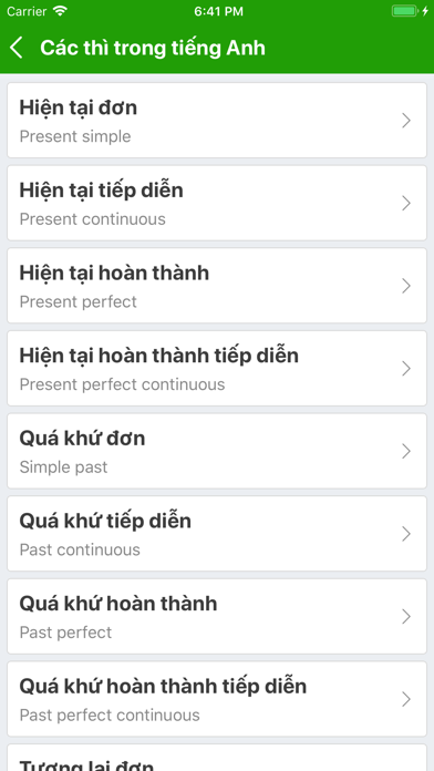 Công thức Ngữ pháp tiếng Anh screenshot 2