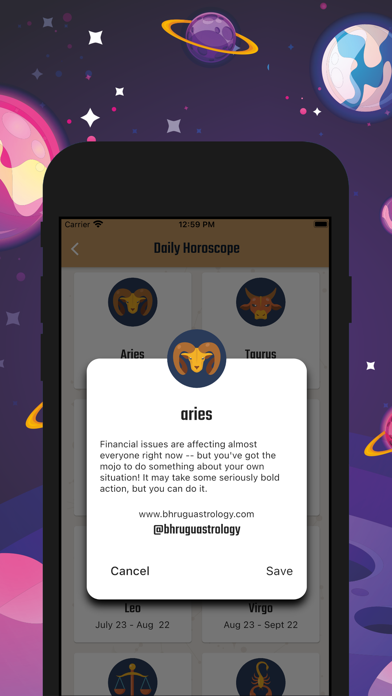 Bhrugu Astrology Screenshot
