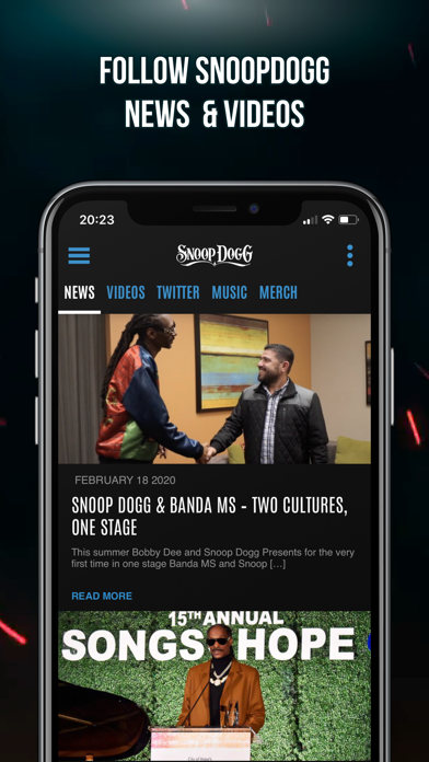 Snoop Dogg Official Fan App Screenshot