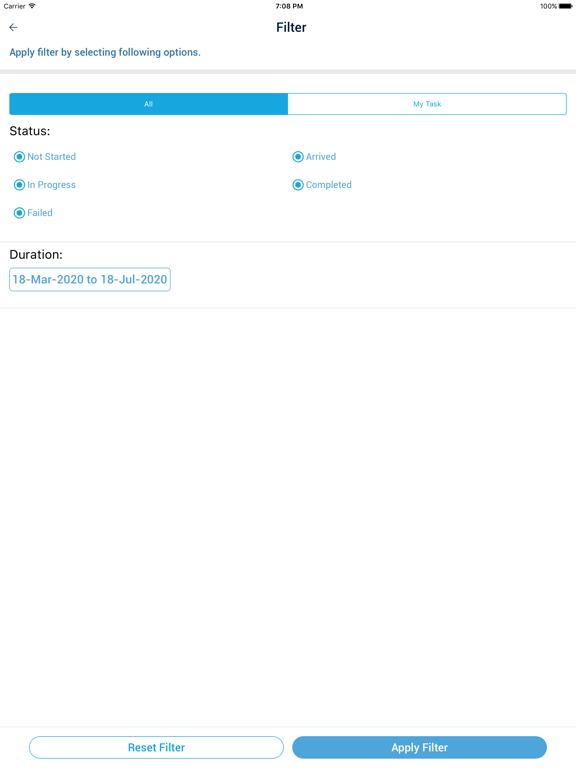 Link3D MES iPad screenshot 6 - Productivity app