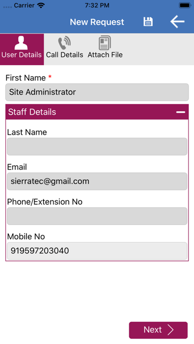 Godrej-eFACiLiTY® Smart FM App Screenshot