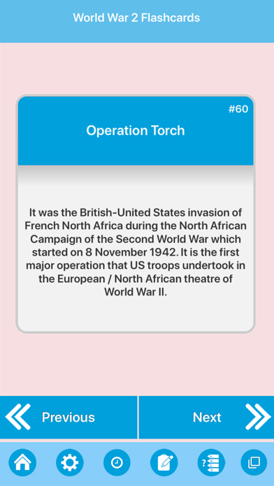 World War II History Quiz Screenshot