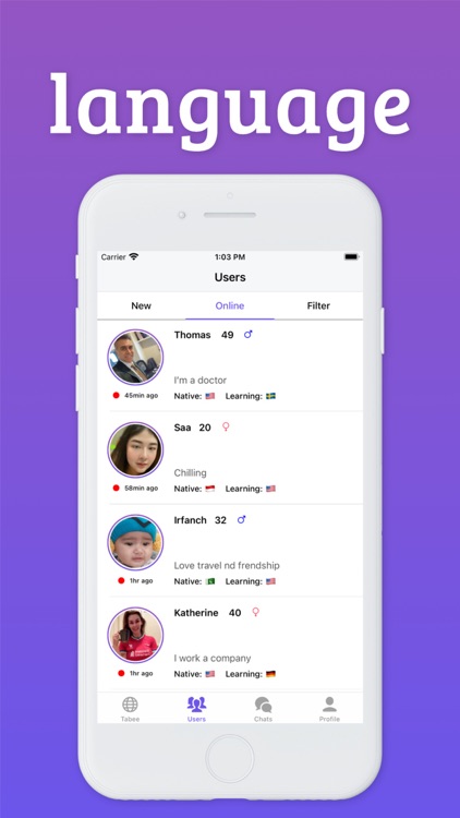 Tabee – Language Exchange Chat