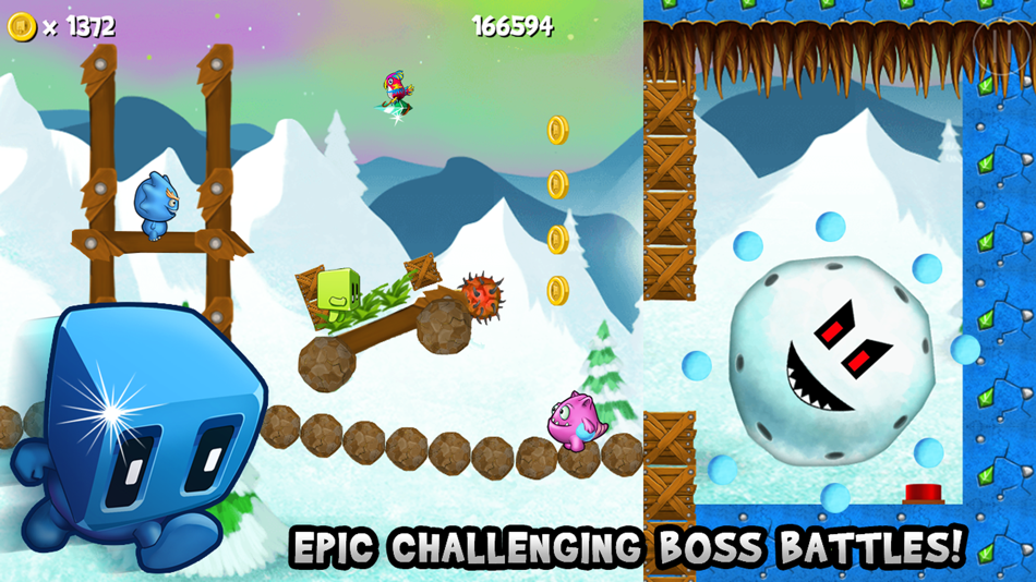 #2. Cuby's Quest - Jumping Game (iOS) Podle: Simon Crack