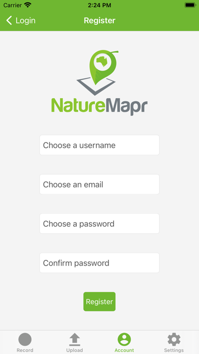 NatureMapr Screenshot