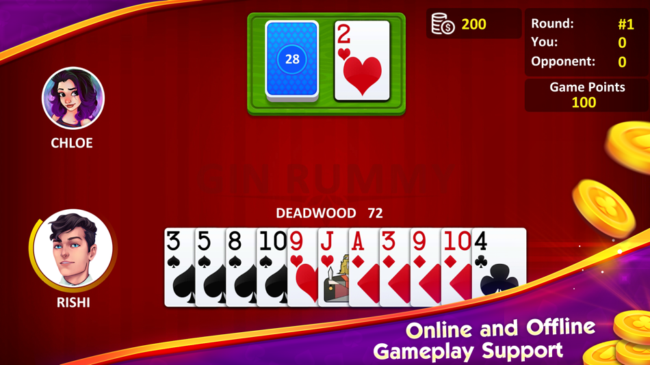 #2. Gin Rummy: Ultimate Card Game (iOS) 由: Droid-Veda LLP