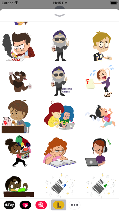 Lipscomb U Stickers screenshot 2