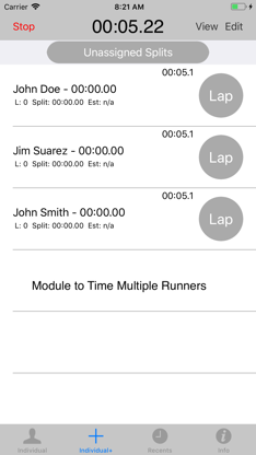 StopWatch for Cross Country screenshot 2