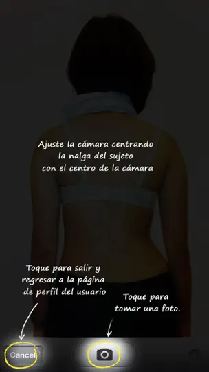 Captura de pantalla de ScolioTrack en iPhone 4
