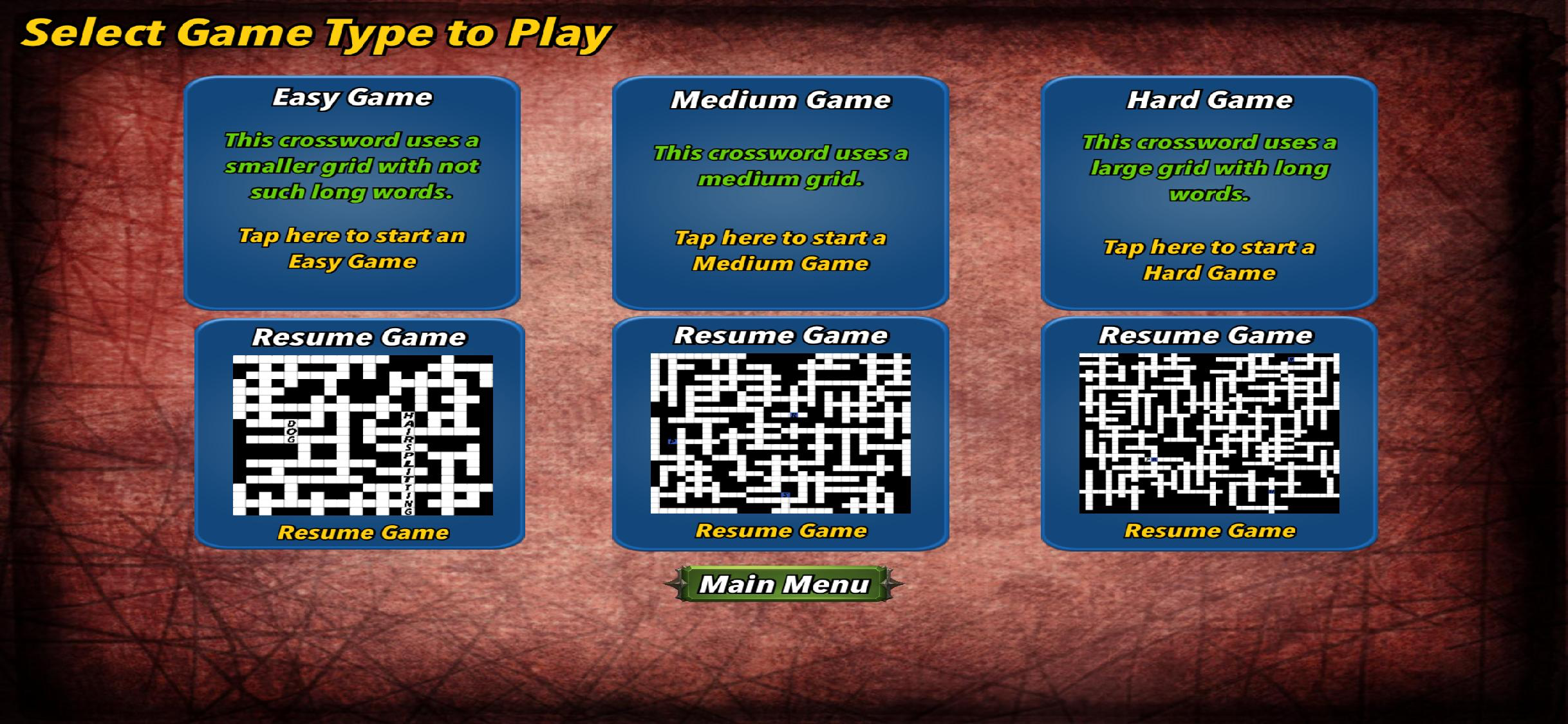 Crossword Puzzles HD