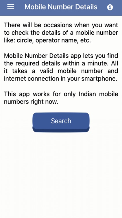 Mobile Number Details